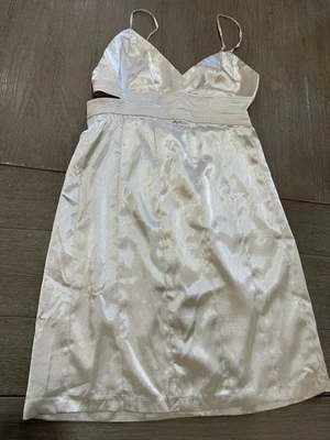 Forever 21 Sleeveless satin Dress Small Y2K NWT Champagne - Image 1 of 3