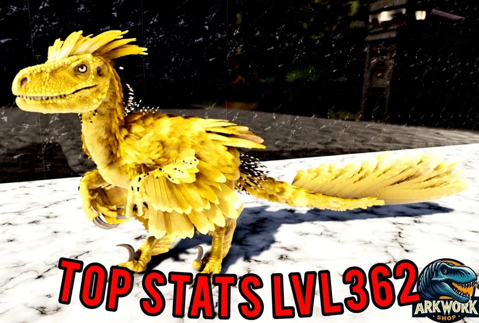 🦖ARK Survival Ascended Deinonychus Top Stats PVE PS5/XBOX/PC - Imagen 1 de 1