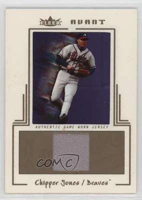2003 Fleer Avant Materials /50 Chipper Jones HOF - Image 1 of 2