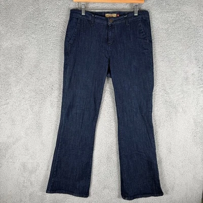 Dear John Women's Flare Jeans Size 30 Dark Wash Zodiac Stretch Denim - Image 1 of 4