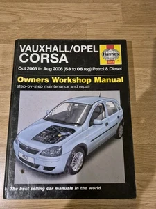 VAUXHALL CORSA 2003-06 (53-06 REG) PETROL & DIESEL Haynes Workshop Manual No4617 - Picture 1 of 2