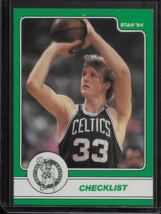 Star 1984 - Larry Bird lista de verificación #1 casi nuevo+ - Imagen 1 de 2