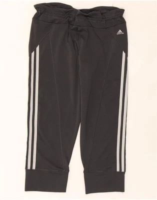 ADIDAS Womens Climalite Capri Tracksuit Trousers UK 16 Large Grey AR05 - Image 1 of 3