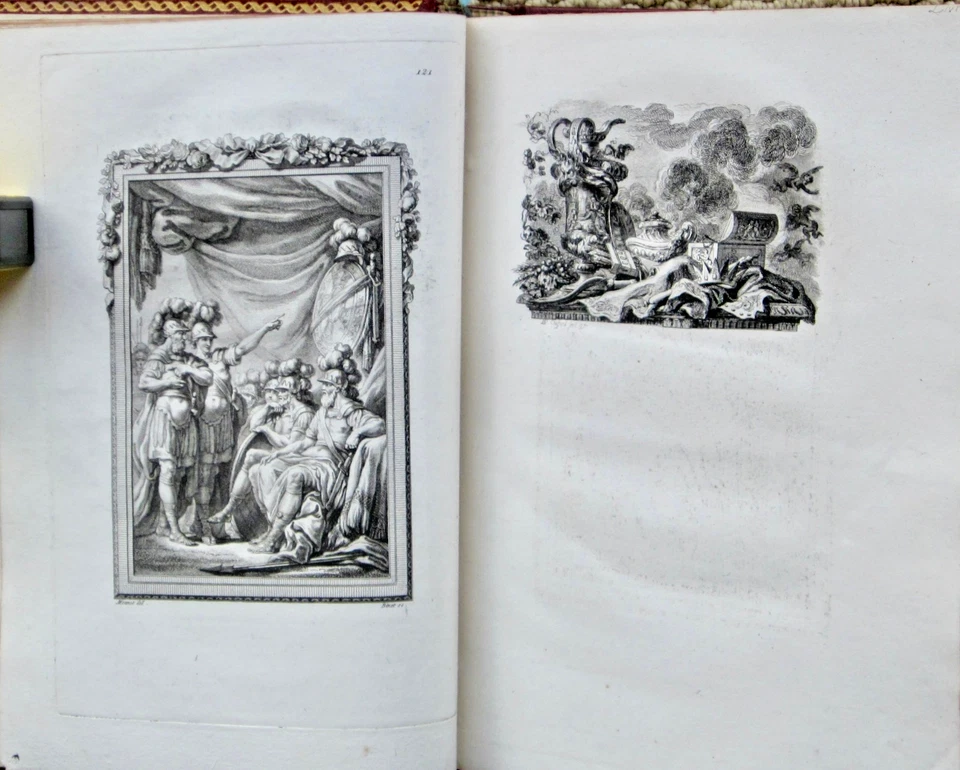 1771 illustrated deluxe book, Les Metamorphoses d'Ovide . - Image 1 of 4