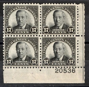 United States      697       MNH OG          Plate Block - Picture 1 of 1