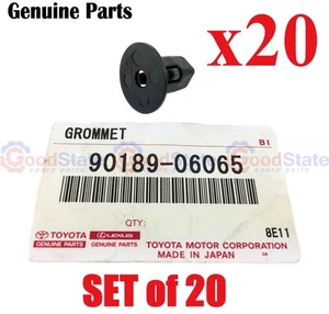 Genuine Prado VZJ125 VZJ121 VZJ120 Fender Liner Splash Guard Clip x20 - Picture 1 of 5