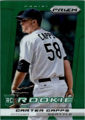 2013 Panini Prizm Prizms Green #234 Carter Capps - BB - Image 1 of 2