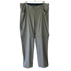 Columbia Convertible Pants Omni-Shield Advanced Repellency Tan Size 16 Outdoor - Picture 1 of 16