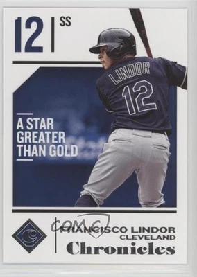 2018 Panini Chronicles Francisco Lindor #55 - Image 1 of 2