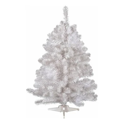Vickerman 2' x 16" Crystal White Tree 99 Tips - Image 1 of 2
