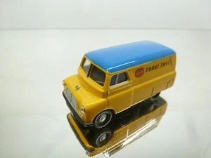 CORGI TOYS BEDFORD CA 10/12 CWT VAN -YELLOW+BLUE 1:43- GOOD CONDITION - 246 - Picture 1 of 5