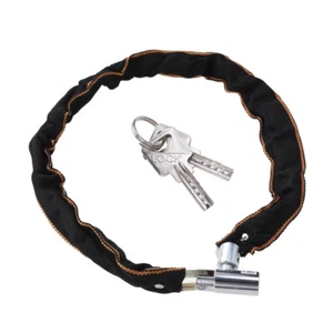 Bike Chain Lock Bike Locks Heavy Duty Anti Theft Bicycle Lock with 2 Keys - Picture 1 of 14