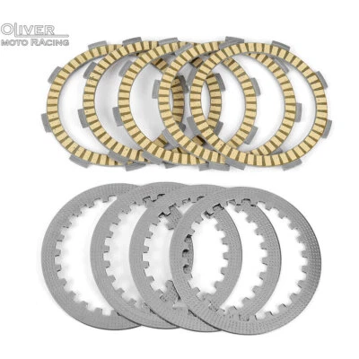 Clutch Friction Plates FOR Honda CLR125 City Fly CBT125 SL100 SL125 CL125 CB125 - Image 1 of 4