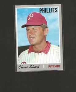 1970 TOPPS CHRIS SHORT #270 EX+ HIGHER GRADE