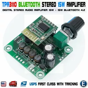 TPA3110 2x15W Dual Channel Bluetooth Audio Power Amplifier Digital Board AMP DIY - Picture 1 of 7