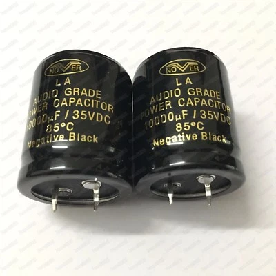 2 piezas NOVER 10000UF 35V 85°C TAPA DE AUDIO CONDENSADOR DE POTENCIA GRADO LA (30*35MM) Foto 1 de 4