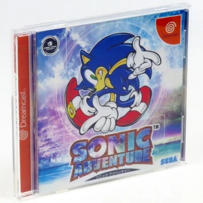 SONIC ADVENTURE SEGA Dreamcast Japan Import DC NTSC-J Complete lok somewhat used - Image 1 of 3