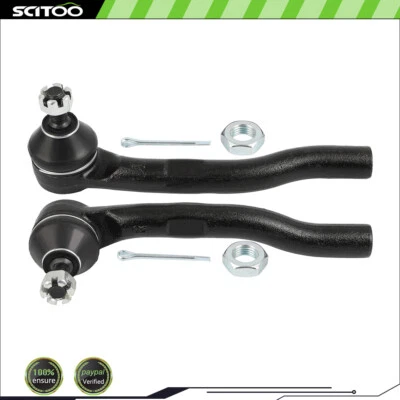 2Pieces Front Outer Tie Rod End Steering For 2009 2010 2011 2012-2014 Honda Fit - Image 1 of 4