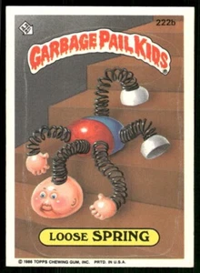 Loose Spring 1986 Garbage Pail Kids Topps Sticker Card #222b (NM) - Picture 1 of 2