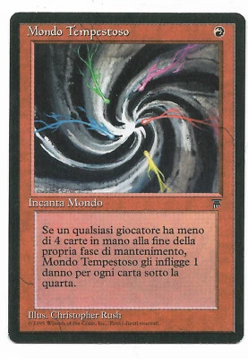 MTG Storm World Italian Legends Magic the Gathering - Beautiful Scans! - Image 1 of 2