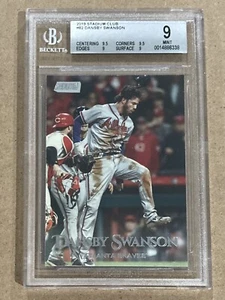 2019 Topps Stadium Club #82 Dansby Swanson BGS 9 Mint w/SUBs - Picture 1 of 2