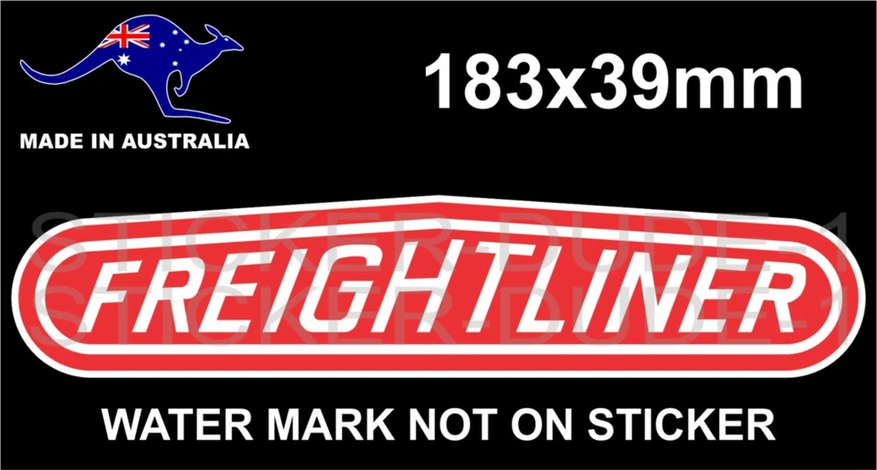 PEGATINA FREIGHTLINER PARA CAMIÓN CAJA DE HERRAMIENTAS CERVEZA NEVERA MANCAVE LINCOLN SOLDADOR ESAB Foto 1 de 1