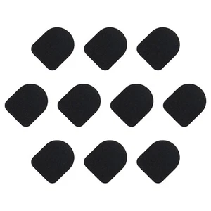 Gloves Touch Screen Sticker 1" x 4/5" Carbon fiber Black 16 Pcs(10 In 1) - Picture 1 of 4