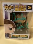 Emilio Estevez podpisany Funko Pop Coach Bombay The Mighty Ducks Beckett COA 790