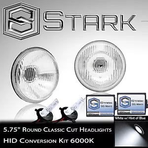 H5001 / H5006 Head Light Glass Housing Lamp 5.75" Round H4 - HID Xenon Kit (E) - Bild 1 von 4