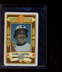 1982 Perma-Graphics All Star Credit Card#8 Gary Carter