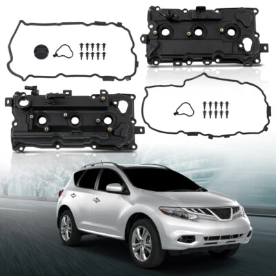 Engine Valve Cover w/ Gasket Fit For 2009-2014 Nissan Murano Quest V6 3.5L - Image 1 of 4
