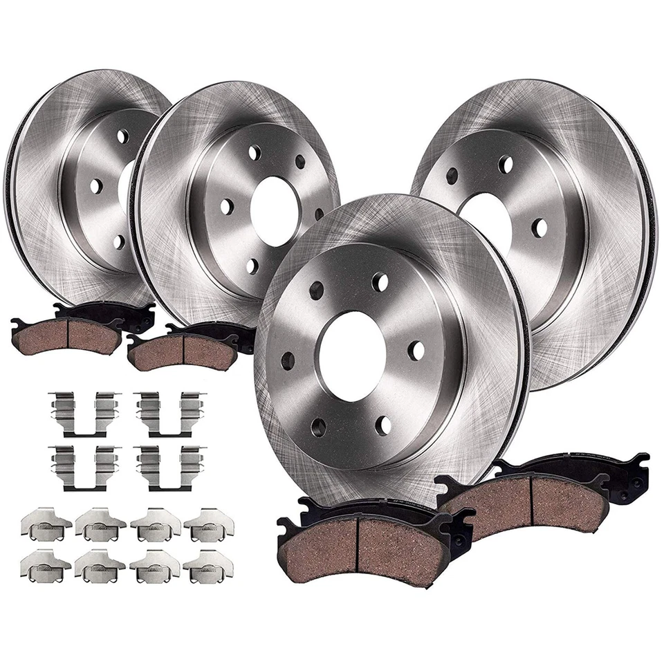 Передний и задний роторы + керамические колодки для моделей Nissan Pathfinder V6 2005 - 2012 годов выпуска - Изображение 1 из 1