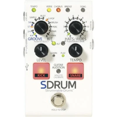 DigiTech Automatic Drum Machine Pedal Multi Effect Processor (SDRUM-U) - Image 1 of 4