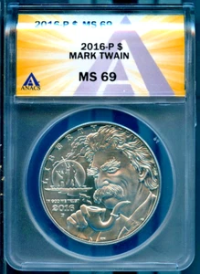 2016-P $1 Silver American Eagle MS 69 ANACS # 7830262 + Bonus - Picture 1 of 2