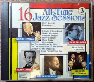 16 All-Time Jazz Sessions 3 (CD, 1988) - Picture 1 of 3
