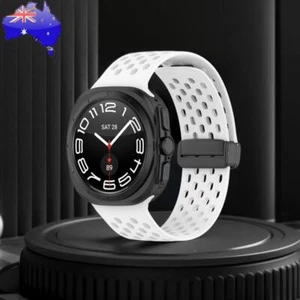 Silicone Strap Watch Band Breathable Solid for Samsung Galaxy Watch 7 Ultra 47mm - Zdjęcie 1 z 36