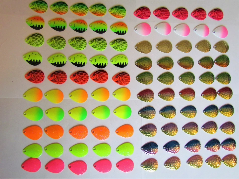 SUZIES SPINNERS 100 ct. Size 3 Colorado Blades Make your own spinner harnesses - Image 1 of 1