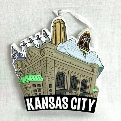 Kansas City Ornamento Hallmark KC Landmarks Nuevo Union Station Vacaciones Navidad Foto 1 de 4