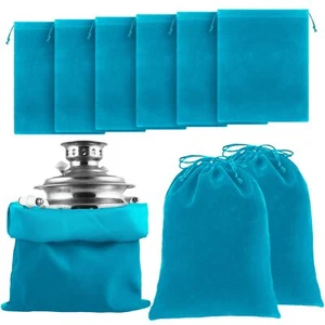 Ferraycle 6 Pcs Silver Storage Bags Anti Tarnish Storage Bag Fabric Cloth for... - Picture 1 of 6