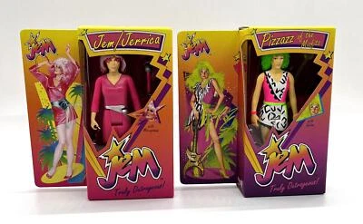 ReAction Jem and The Holograms Misfit Jerrica Pizzazz Neon Set SDCC 2022 Super 7 - Image 1 of 4