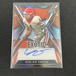 2023 Leaf Exotic Clown Fish Mojo /3 Nolan Smith #BA-NS2 Rookie Auto RC