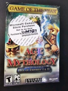 Age of Mythology Game Of The Year PC, Brand New Sealed! Computer Game Box OOP - Picture 1 of 4