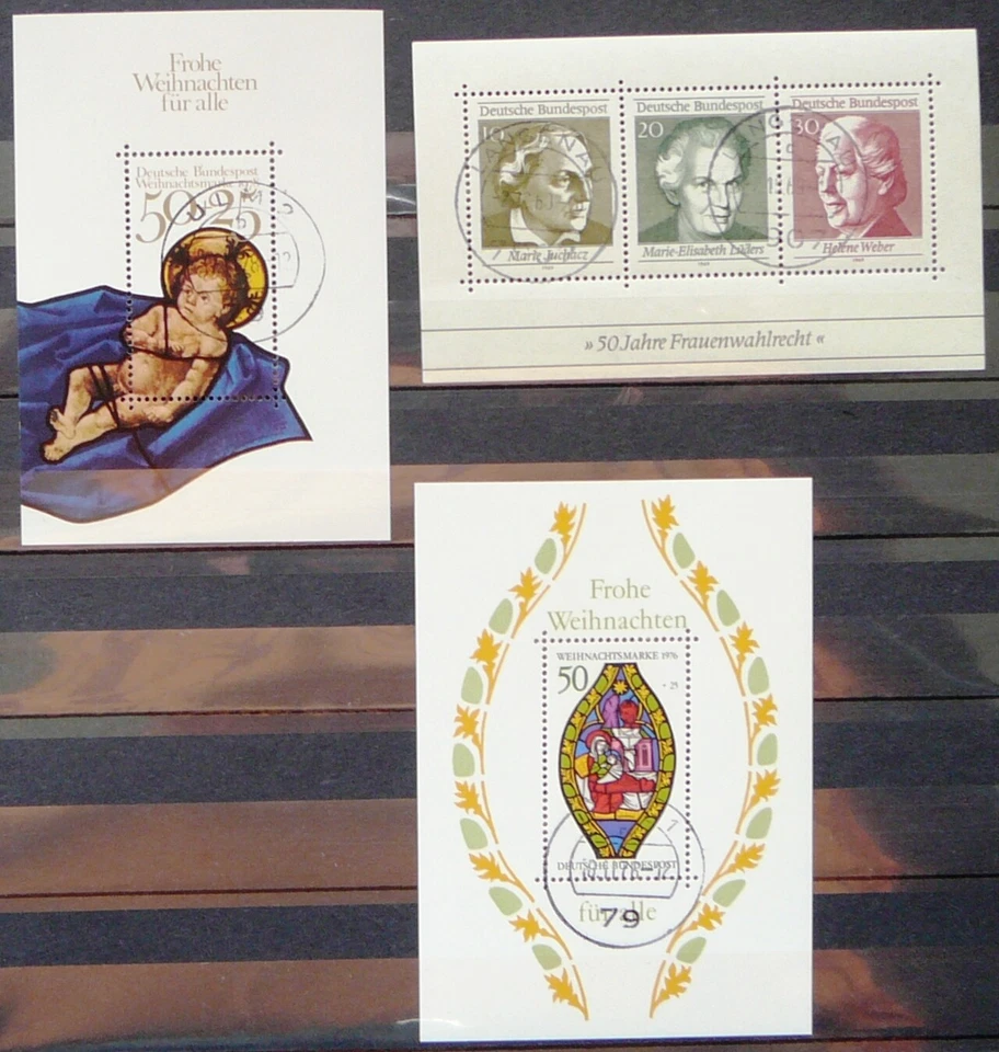 Germany Souvenir Sheets x3 - CTO.  - Image 1 of 1