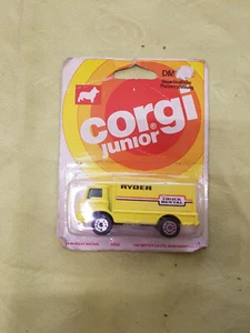 corgi Junior Lieferwagen gelb "Ryder Truck Rental" OVP - Bild 1 von 3