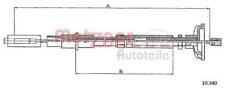 Produktbild - METZGER 10.340 Kupplungsseil Seilzug für VW GOLF II (19E, 1G1)