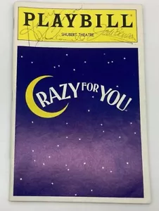 PLAYBILL Magazine Crazy For You Signed H Groener Benson Carroll 1992 Theatre - Picture 1 of 10