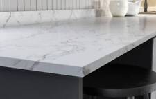 Carrara Marble Square Edge Laminate Kitchen Worktops