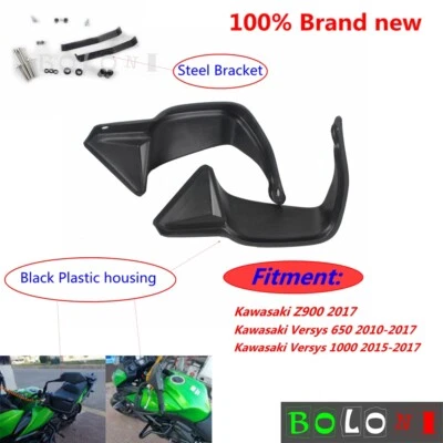 Protectores de manos para manillar de motocicleta Kawasaki Versys 650 1000 Z900 2010-17 Foto 1 de 4