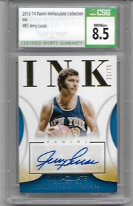 Jerry Lucas 2013 Panini New York Knick Card Auto HOF CSG Nm-MINT 8.5 9 Autograph - Picture 1 of 1
