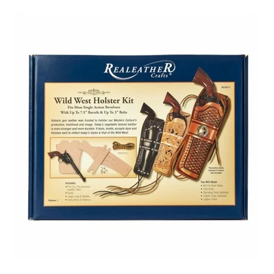 Realeather Leather, Wild West Holster Kit, Brown - Image 1 of 4